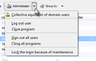 administratorenmenue