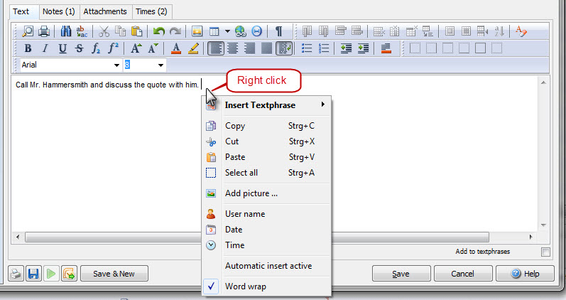 aufgabenliste_textbereich_rechtsklick